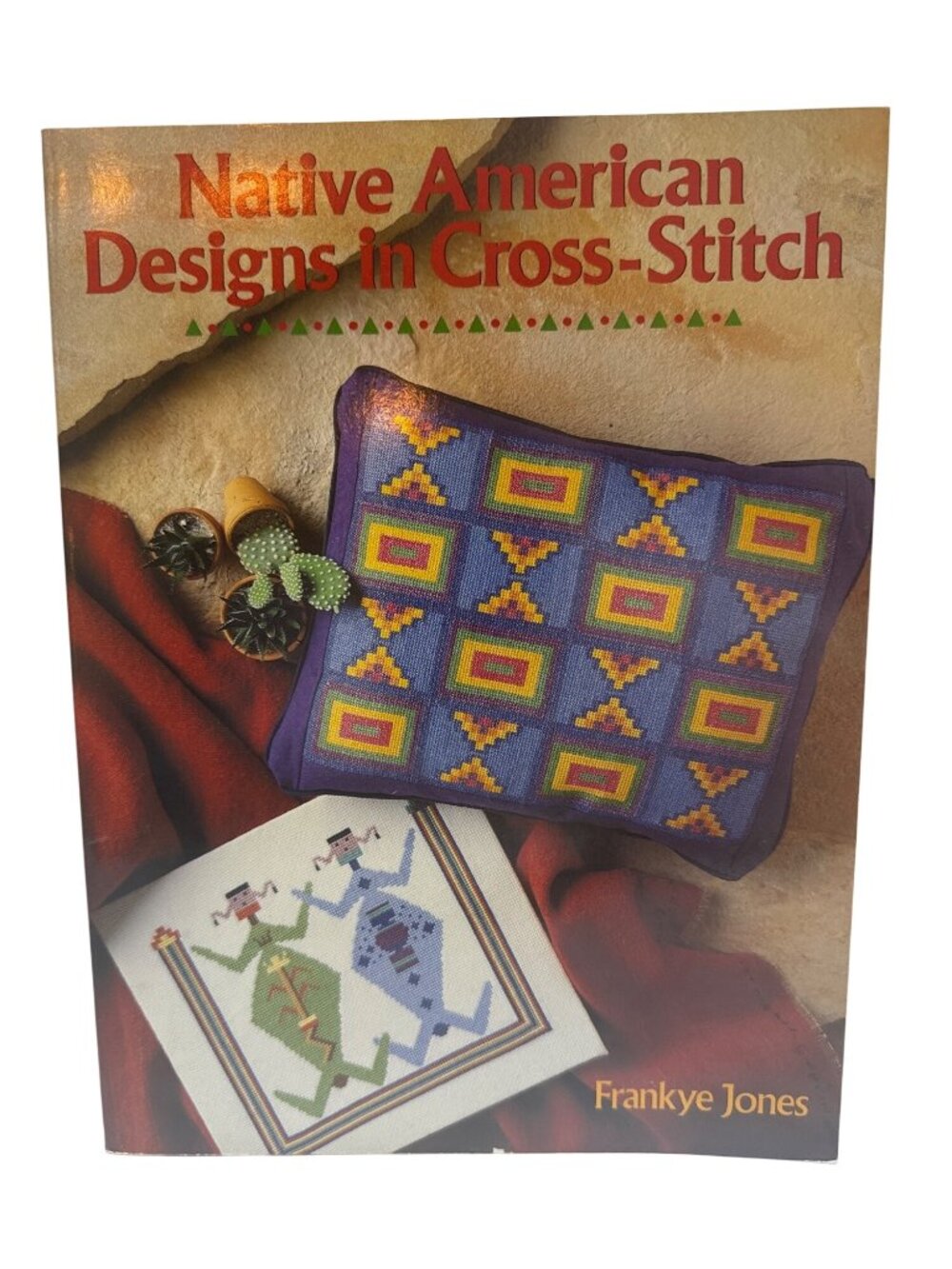Native American Designs In Cross-Stitch Book By Frankye Jones